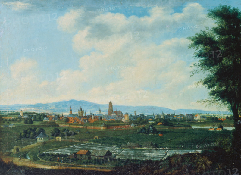View of Frankfurt Overlooking Sachsenhausen, after 1751-before 1765. Creator: German Master.