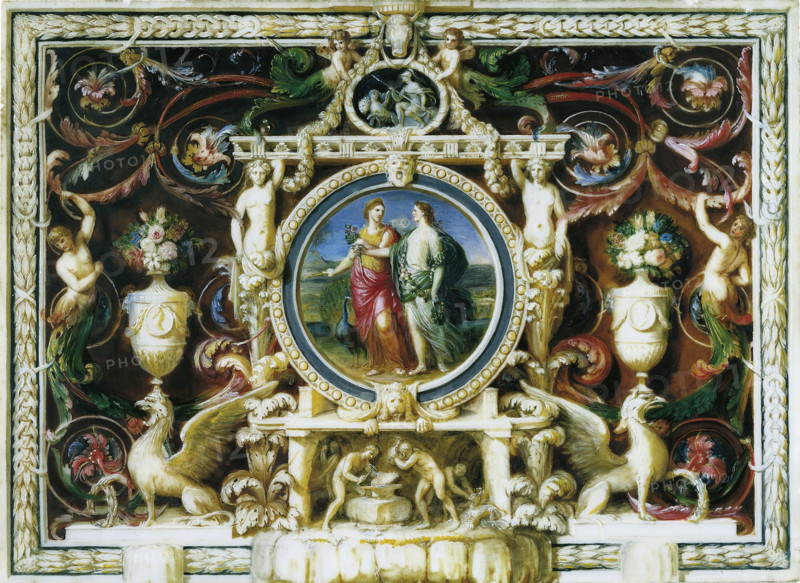 Juno and Flora, c1775-1790. Creator: Ignaz Unterberger.
