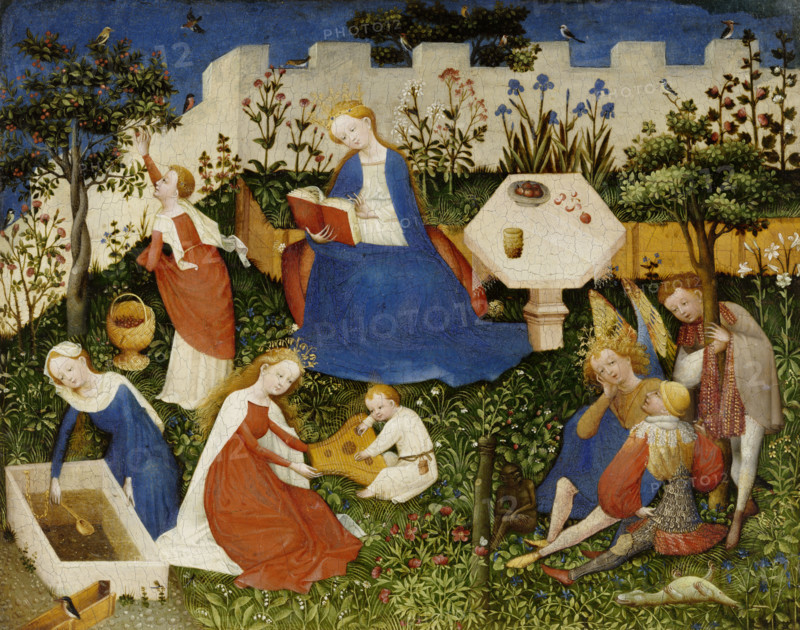 The Little Garden of Paradise, c1410-1420. Creator: Upper Rhenish Master.