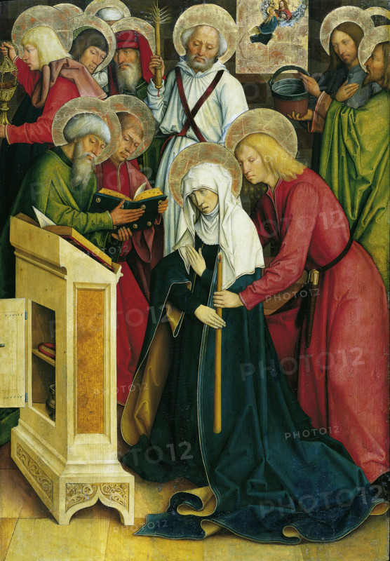 The Death of the Virgin, c1497-1503. Creator: Master of the Pfullendorf Altar.