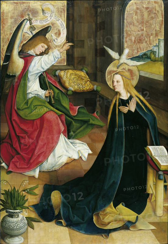 The Annunciation, c1497-1503. Creator: Master of the Pfullendorf Altar.