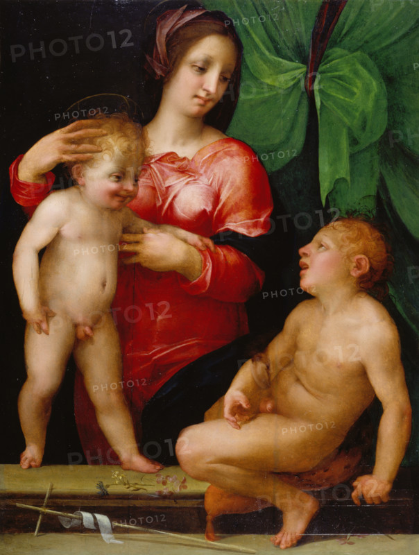 Madonna and Child with the Infant St John, 1515. Creator: Rosso Fiorentino.