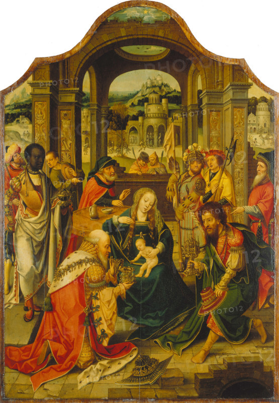 The Adoration of the Magi, c1517-1520. Creator: Master of the Von Groote Adoration.
