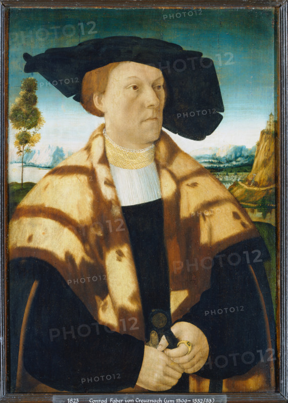 Portrait of Johann Stralenberg, 1526. Creator: Conrad Faber von Creuznach.