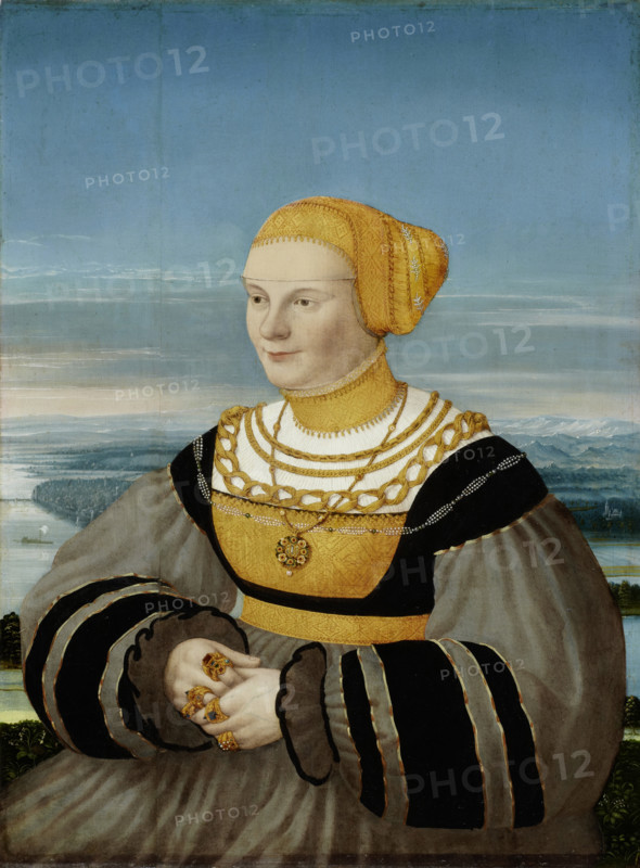 Portrait of Anna von Holzhausen, née Ratzeburg, 1535. Creator: Conrad Faber von Creuznach.