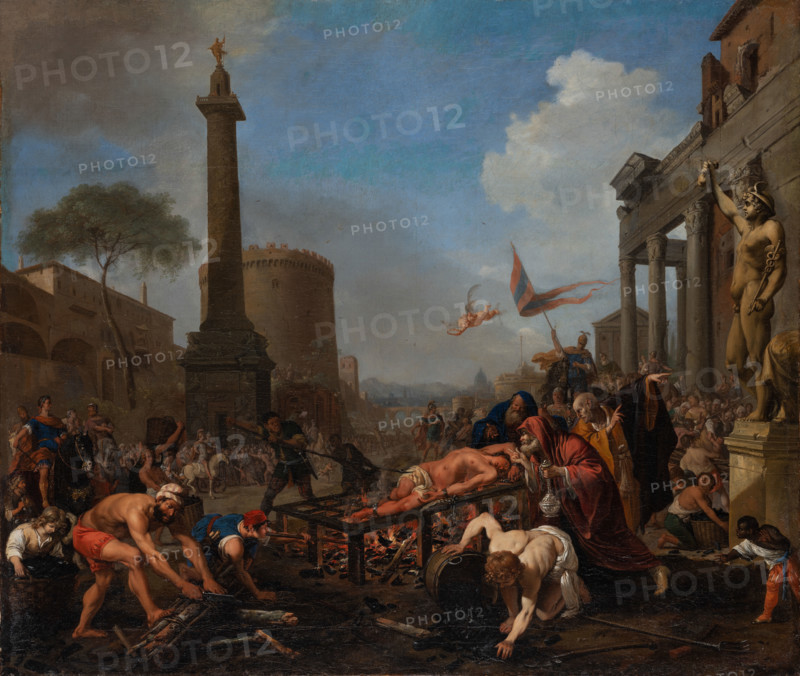 The Martyrdom of Saint Lawrence, 1647. Creator: Bartholomeus Breenbergh.