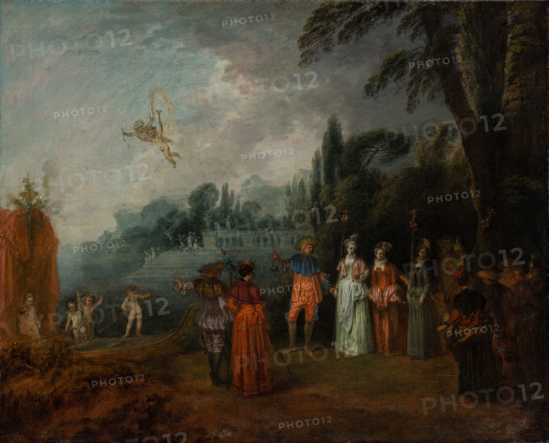 The Embarkation for Cythera, c1709-1710. Creator: Jean-Antoine Watteau.