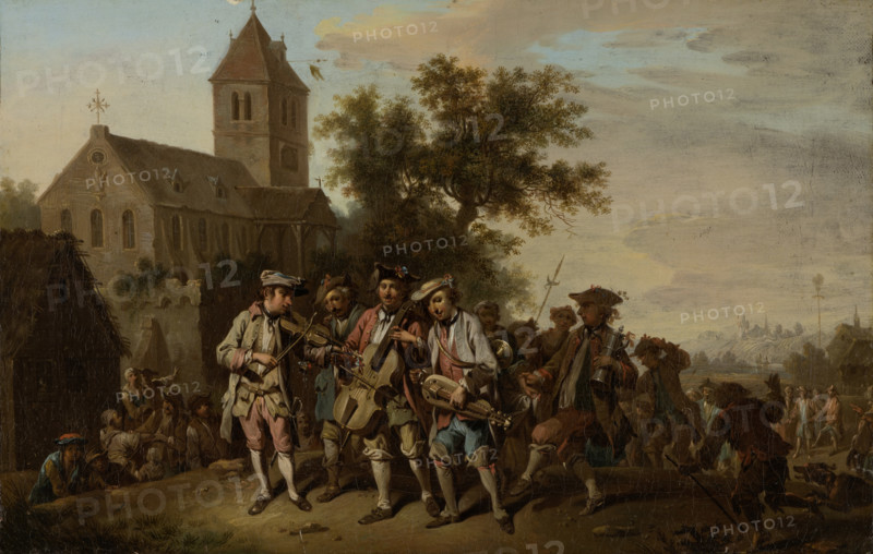 Village Musicians, c1764. Creator: Johann Conrad Seekatz.