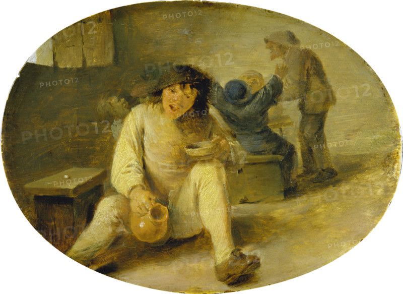 Drunken Peasant, c1633-1634. Creator: Adriaen Brouwer.