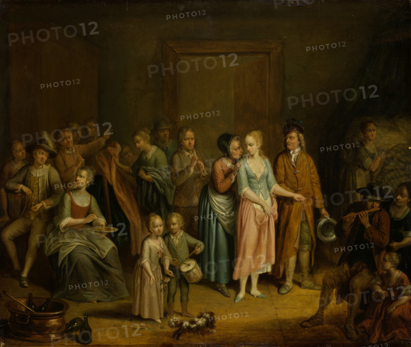 The Wedding Night, 1780. Creator: Johann Daniel Bager.