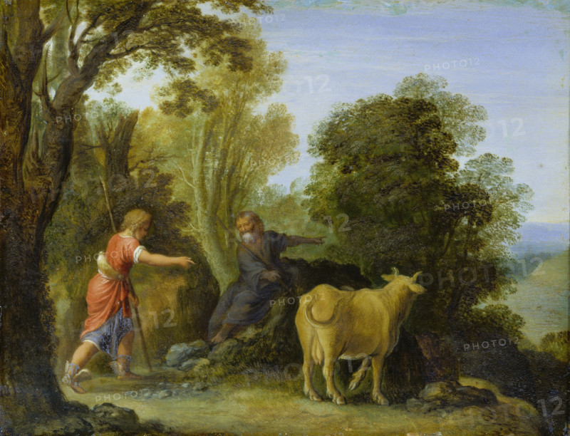 Mercury and Battus, 1610-1620. Creator: Follower of Adam Elsheimer.