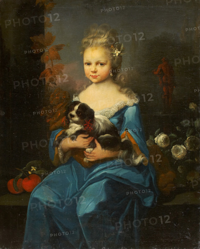 Portrait of Margarethe Sophie Leonore von Holzhausen (?), c1750. Creator: Anton Wilhelm Tischbein.