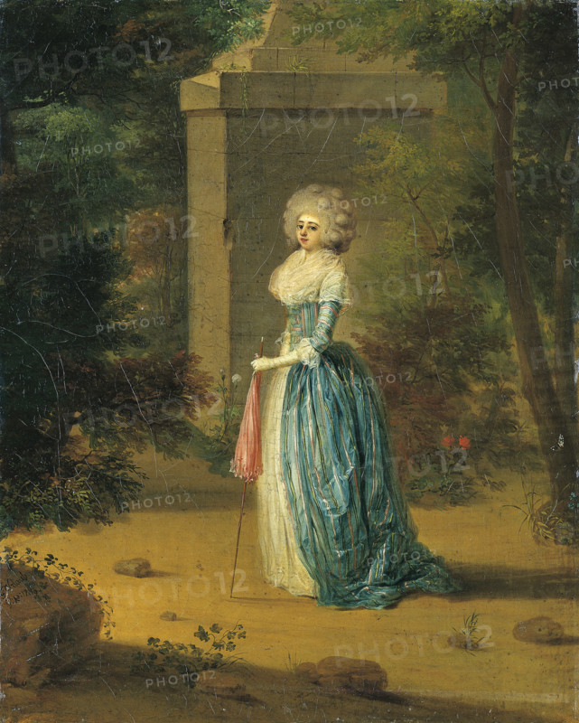 Portrait of Henriette von Holzhausen, 1789. Creator: Georg Karl Urlaub.