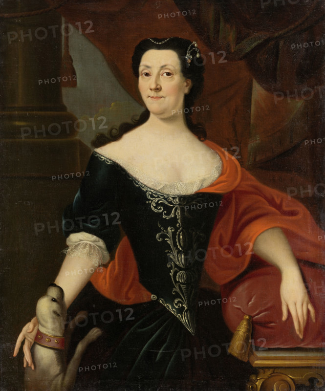 Portrait of Sophia Magdalena von Holzhausen, née von Günderrode, c1700-1725. Creators: Franz Lippold, Workshop of Franz Lippold.