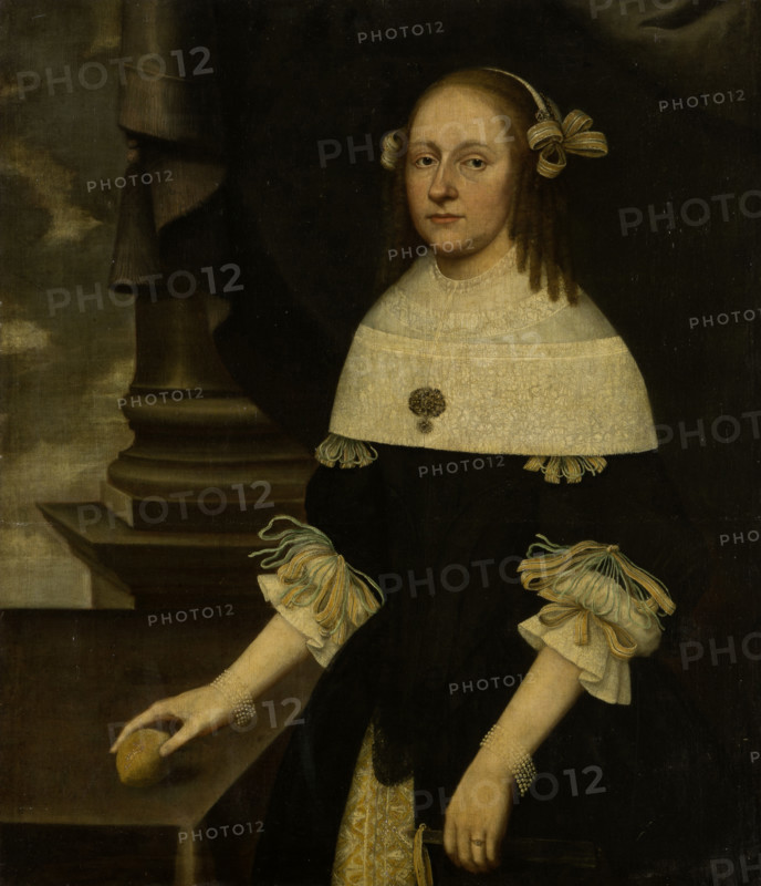 Portrait of Maria Margareta von Holzhausen, 1664. Creator: Johann Friedrich Trescher.