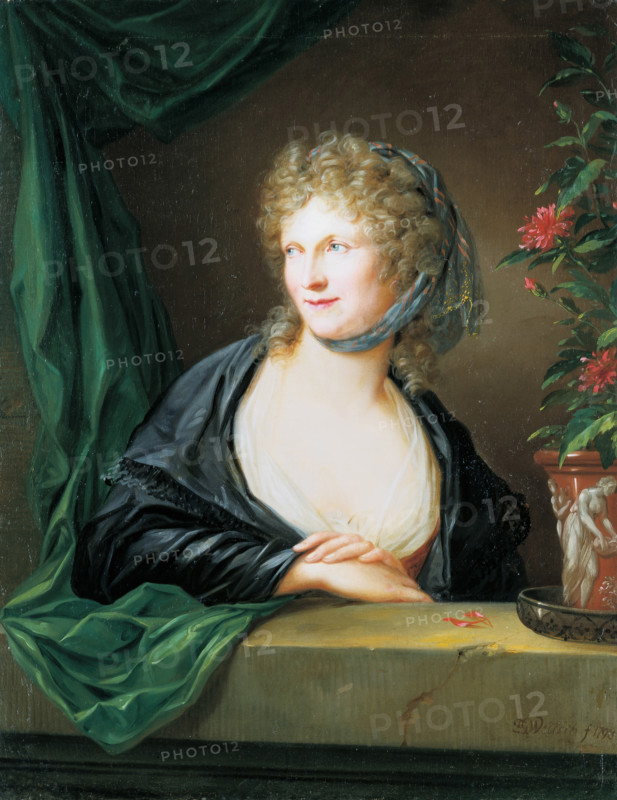 Portrait of an Unknown Woman, 1798. Creator: Friedrich Georg Weitsch.