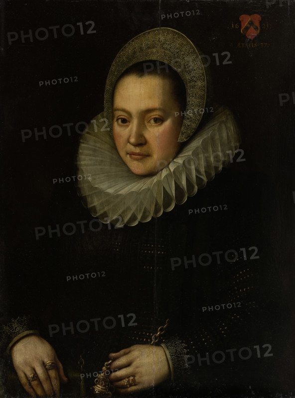 Portrait of a Woman aged 37, 1621. Creator: Gottfried de Wedig.
