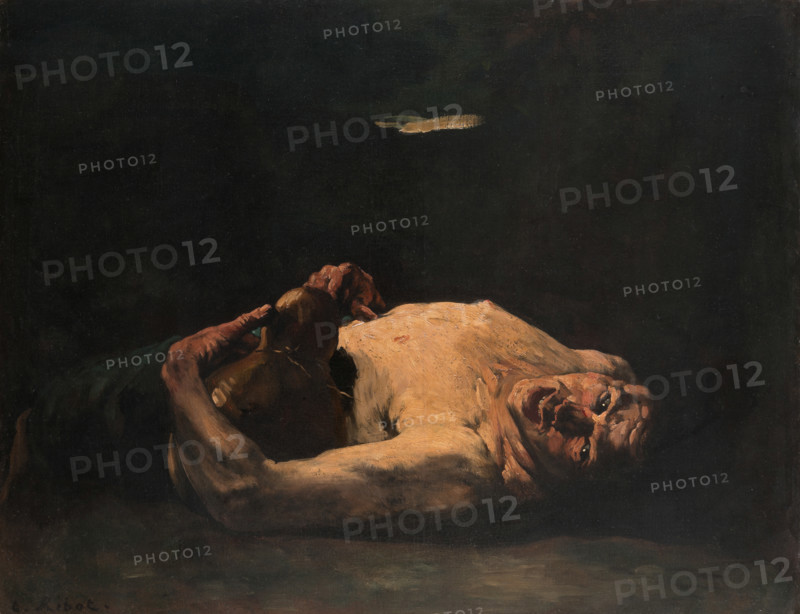 The Empty Bottle, c1876-1881. Creator: Theodule Ribot.