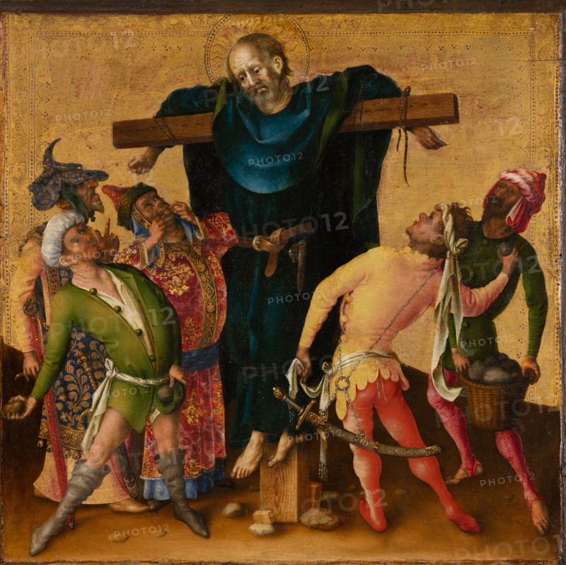 Martyrdom of St Philip, after 1435. Creator: Stephan Lochner.