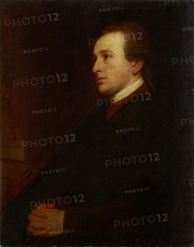 Portrait of a Young Man at his Desk, 1775-1795. Creator: George Romney.