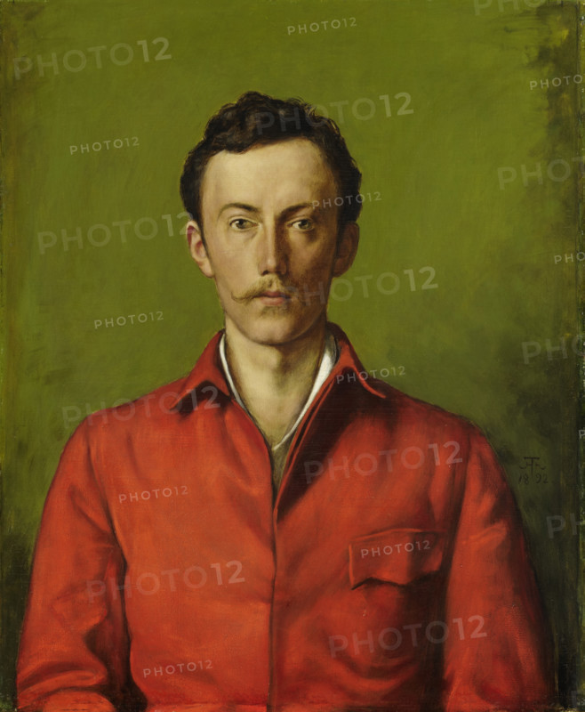 Portrait of Prince Frederick Charles of Hesse, 1892. Creator: Hans Thoma.
