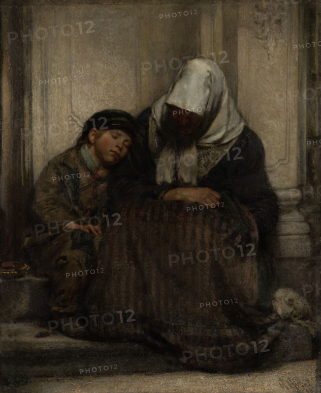 Poor People, 1858. Creator: Angilbert Gobel.