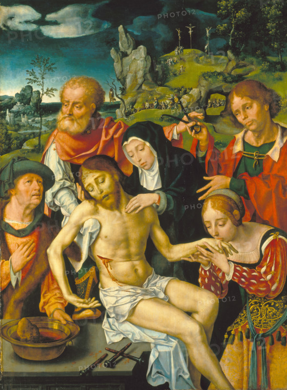 Lamentation of Christ, 1524. Creator: Joos van Cleve.