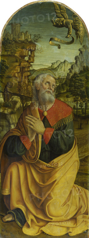 The Annunciation to St Joachim, c1493-1494. Creator: Macrino d'Alba.