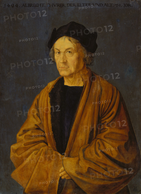 Portrait of the Artist's Father Albrecht Dürer the Elder, c1600. Creator: Copy after Albrecht Dürer.