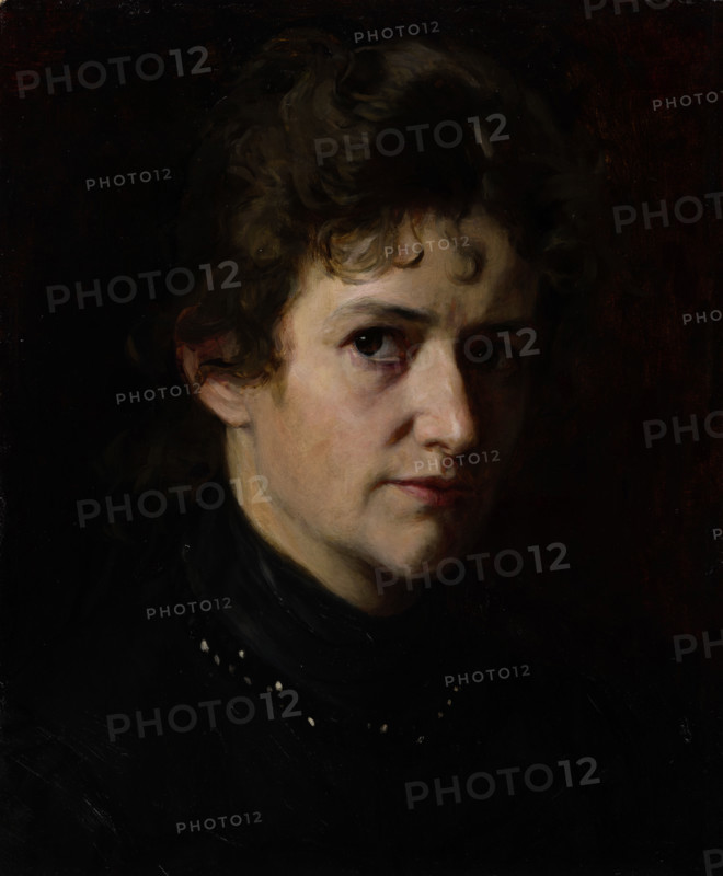 Self-Portrait, 1894. Creator: Eugenie Bandell.