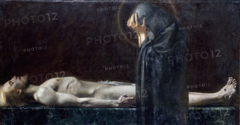 Pietà, 1891. Creator: Franz von Stuck.