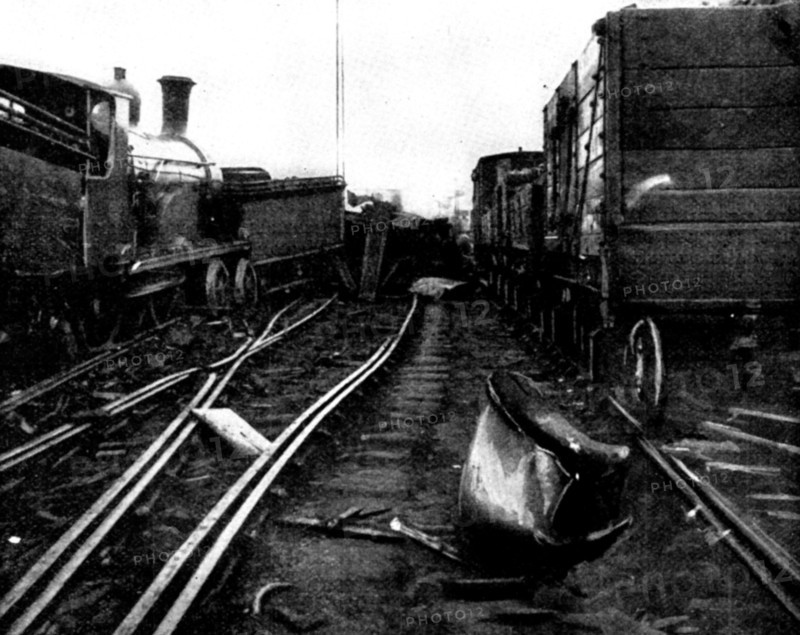 The accident to a Scotch Express, 1898. Creator: William Crooke.
