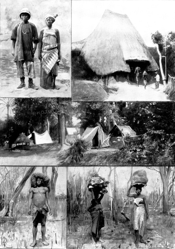 The Lagos-Dahomey Frontier Question: scenes in the disputed hinterland district, 1898. Creator: Unknown.