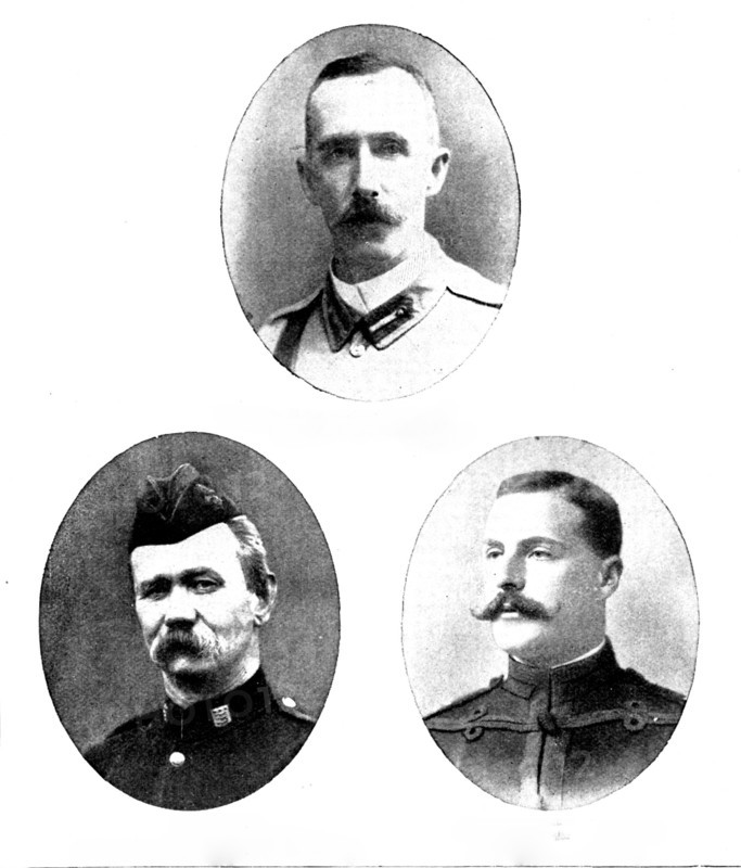 Officers for the Soudan Advance, 1898. Creator: JT Cumming.