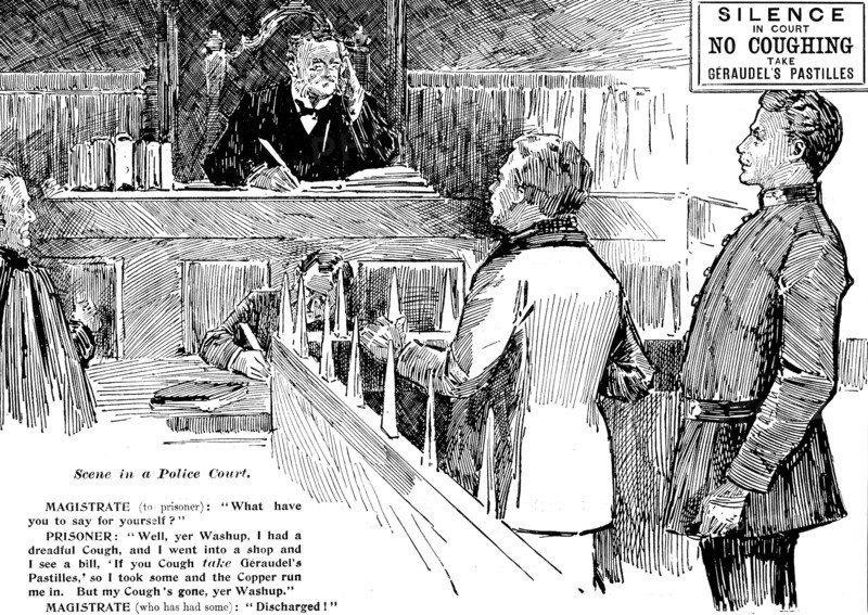 Advertisement for Géraudel's Pastilles, 1898. Creator: Unknown.