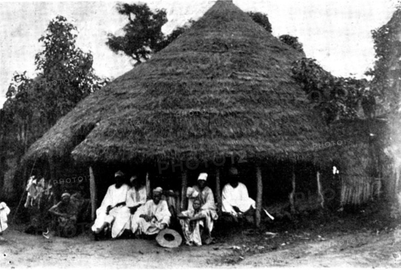 The French Aggressions in West Africa: scenes in the Royal Niger Company's Territory, 1898. Creator: Charles Forbes Harford-Battersby.