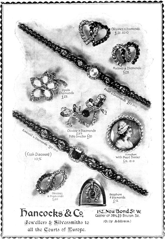 Advertisement for Hancock's & Co., 1898. Creator: Unknown.