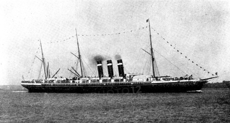 The Spanish-American War: the steam-ship "New York," acquired by the American Government, 1898. Creators: Unknown, Gregory.