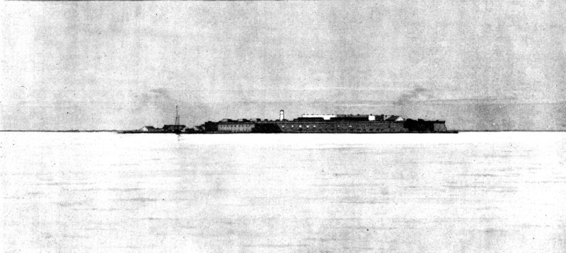 The Spanish-American War: Fort Jefferson, Tortugas, lately connected with Key West by cable, 1898. Creator: Unknown.