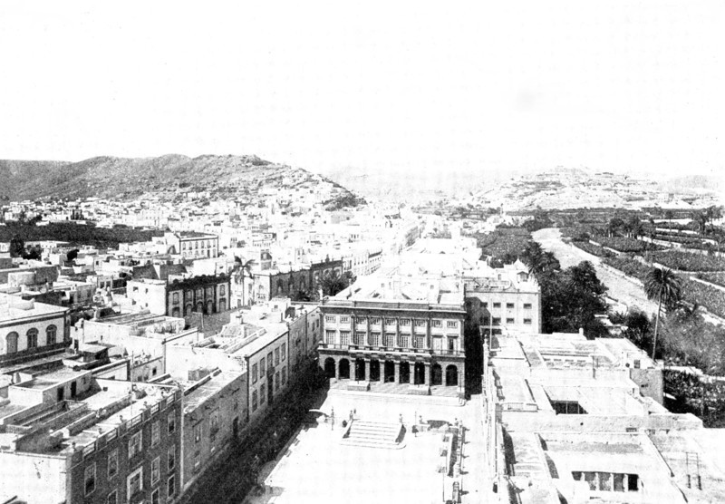 The Spanish-American War:...Grand Canary Island...the Plaza de Santa Ana, Las Palmas..., 1898. Creator: Charles Nanson.
