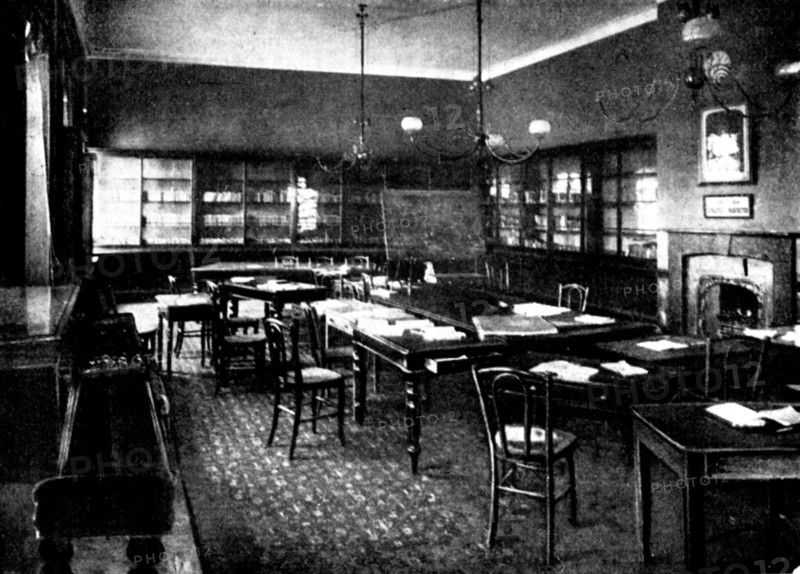 The Royal Visit to Portsmouth: the Library, Royal Naval College, 1898. Creator: Unknown.