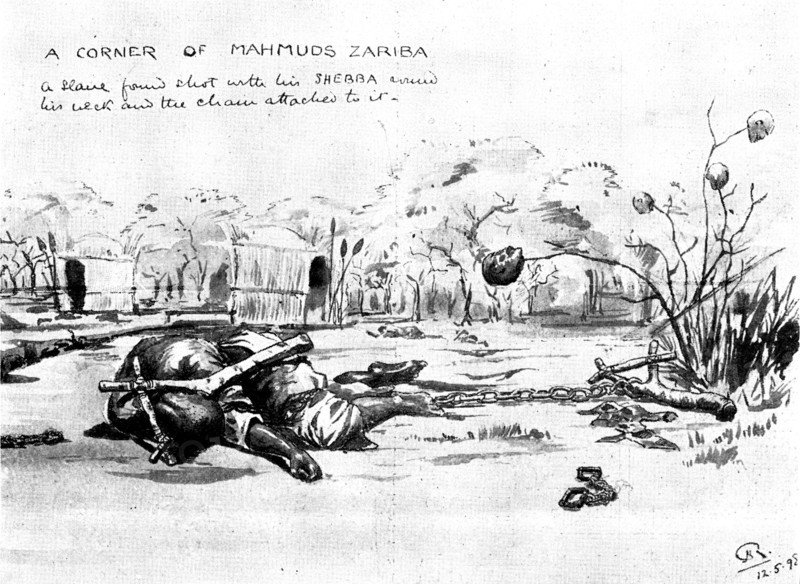 The Soudan Advance: a corner of Mahmud's Zareba, 1898. Creator: Unknown.