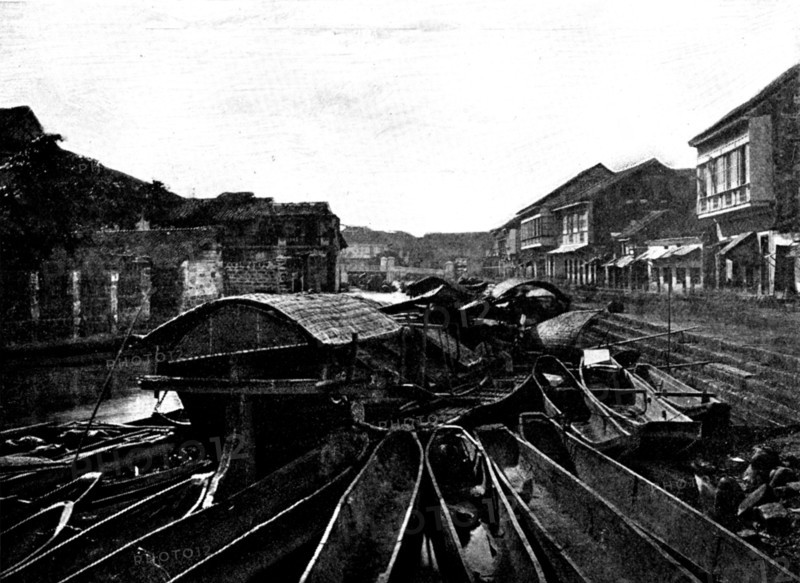 The Spanish-American War: scenes at Manila - Outer Moat, 1898. Creator: Unknown.