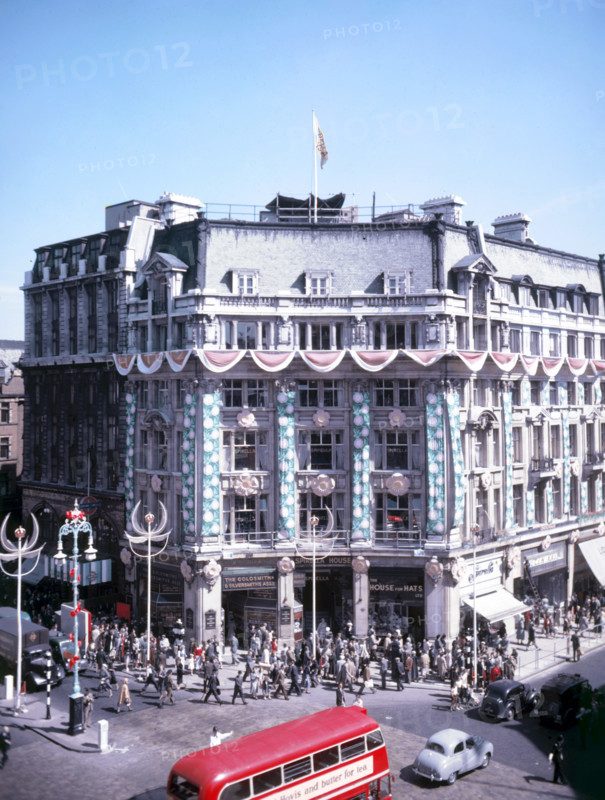 Day of the coronation of Elizabeth II, London, 2nd June 1953. Creator: Arthur Charles Kirby Ware.
