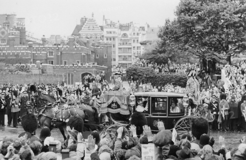 Coronation of Queen Elizabeth II, London, Tuesday 2nd June 1953.  Creator: Arthur Charles Kirby Ware.