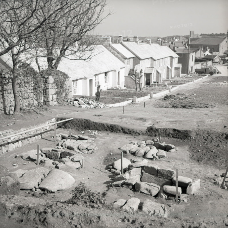 Bronze Age burial site, St Mary's, Scilly Isles, c1955.  Creator: Arthur Charles Kirby Ware.