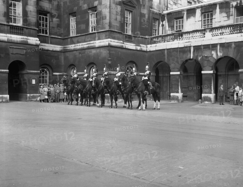 Guards at Horse Guards, London, c1955. Creator: Arthur Charles Kirby Ware.