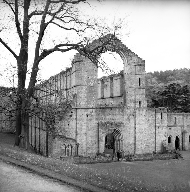 Fountains Abbey, Yorkshire, c1955.  Creator: Arthur Charles Kirby Ware.