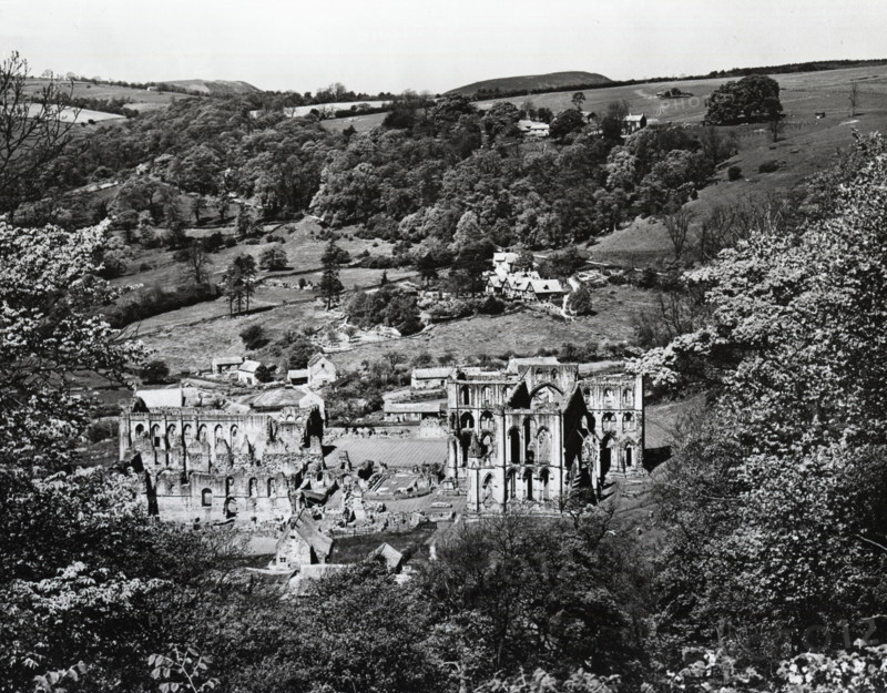 Rievaulx Abbey, Yorkshire, c1955.  Creator: Arthur Charles Kirby Ware.