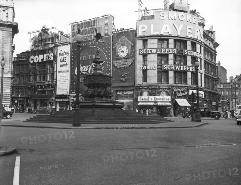 Piccadilly Circus, London, c1955. Creator: Arthur Charles Kirby Ware.